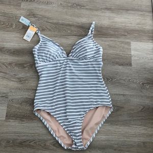 Kona Sol White and black swimsuit